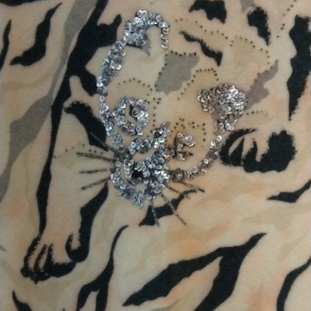 Euc Rare Vintage Carducci Sequin & Beaded Sweater… - image 2